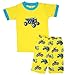 Elowel Little Boys Shorts"ATV" 2 Piece Pajama Set 100% Cotton (Size2Years-8Y)