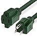 Outdoor Power Extension Cord 100FT, Fosmon UL Listed 16/3 SJTW 16AWG 125V 10A 1250Watt Grounded Durable Outdoor/Indoor Extension Power Cord (Green)
