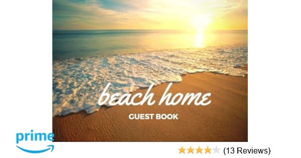 Beach Home Guest Book Vacation Guest Book For Your Guests
