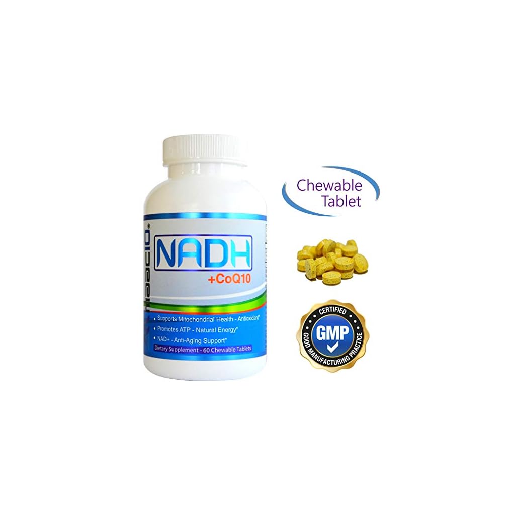 MAAC10 NADH + CoQ10 Supplement Supports Fatigue, Energy and NAD+