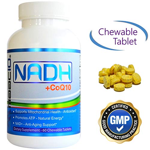 MAAC10 NADH + CoQ10 Supplement Supports Fatigue, Energy and NAD+ Active Vitamin B3 50mg