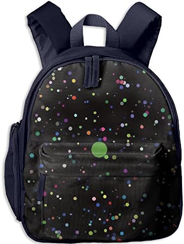 Classic Backpack Kids Lunch Boxes Carry Bag Dot Solar System Kid Backpack, Baby Boys Girls Toddler Pre School Backpack Children Backpacks 12inches
