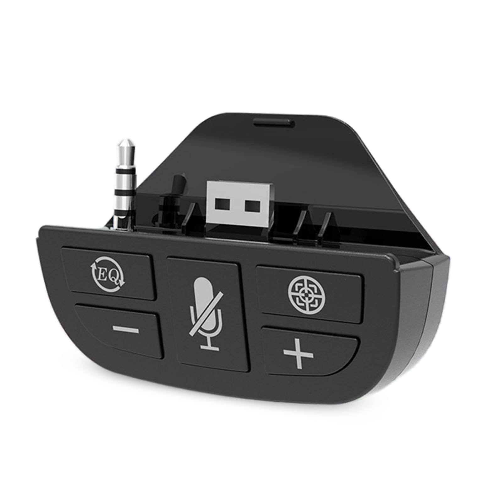 Yunseity Stereo Headset Adapter for One, Game Audio Adapter Stereo Headphone Converter, Audio Mic Headphone Adapter Game Accessories