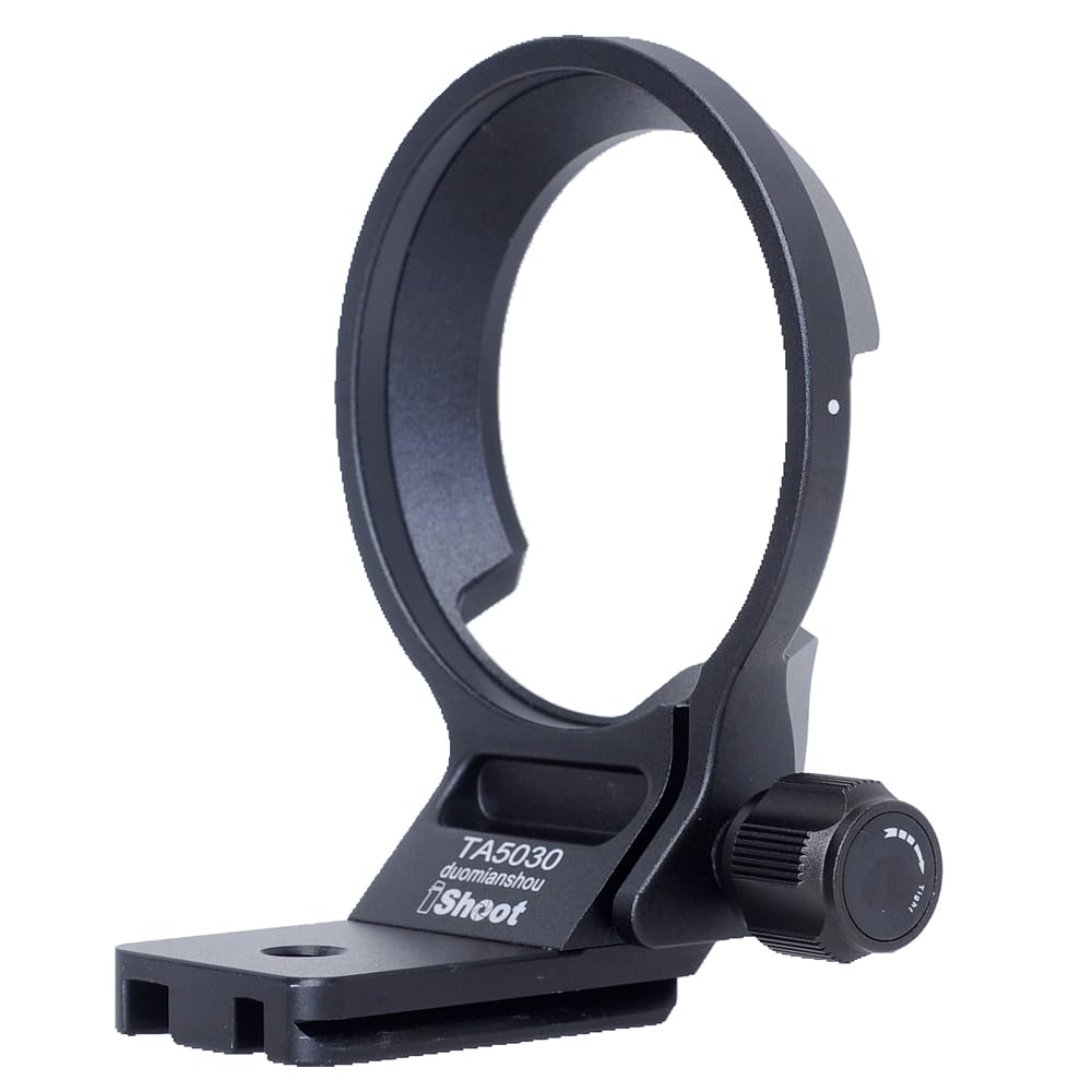 iShoot Lens Collar Tripod Mount Ring Compatible with Tamron 50-300mm F/4.5-6.3 Di III VC VXD A069, Lens Support Holder Bracket Quick Release Plate Compatible with Arca-Swiss Fit Clamp and Stabilizer