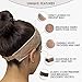 Indigo Exchange Velvet Wig Grip - Holds Wigs & Head Scarves in Place - Adjustable Elastic Closure - Seamless Wig Grips for Women - Brown