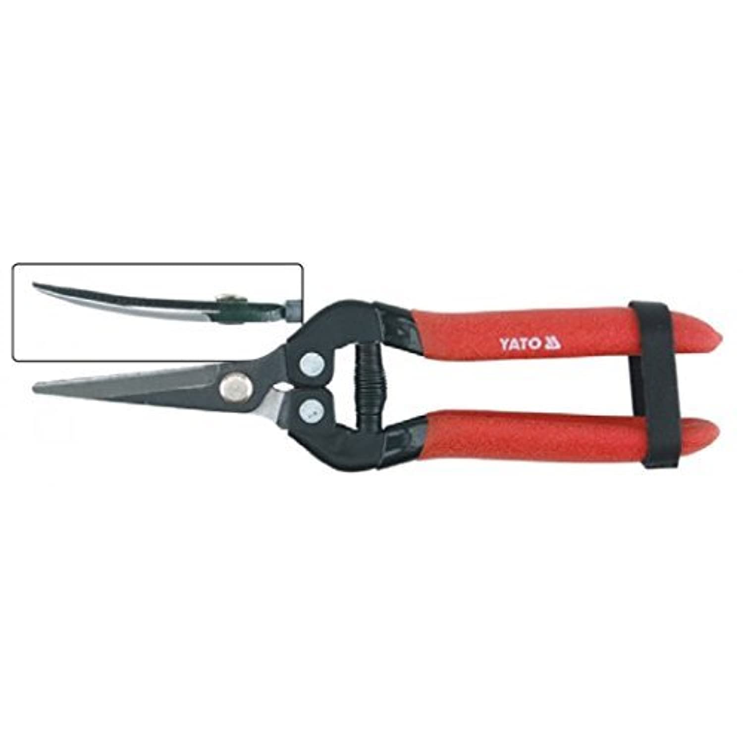 Yato garden fruit, plant and flowers shears 185 mm bend nose (YT-8817)