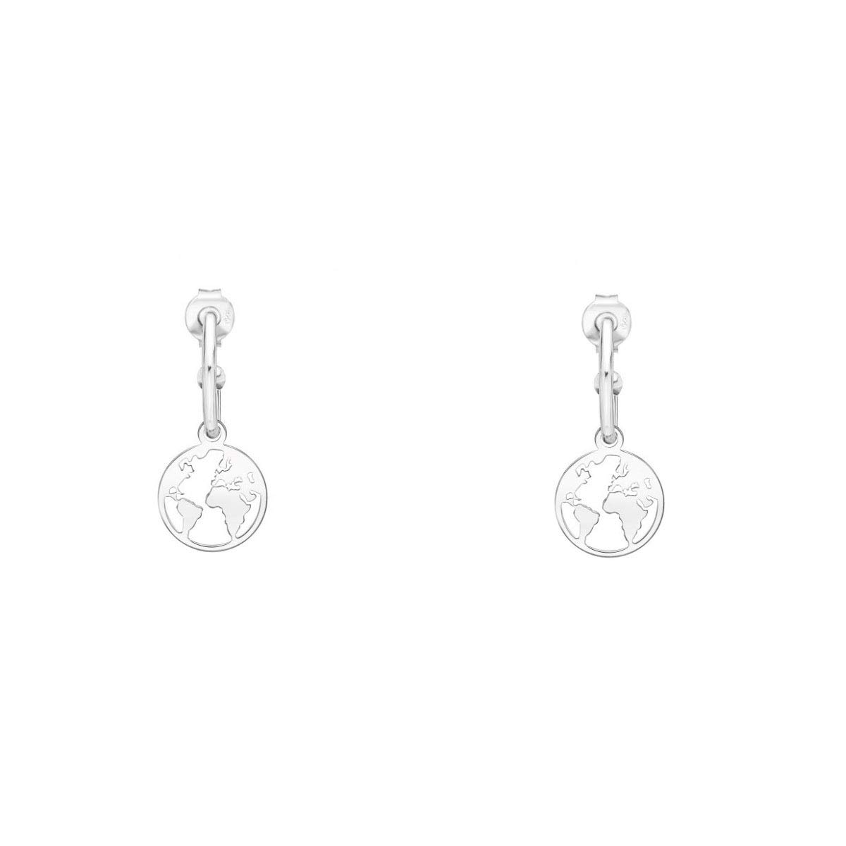 925 Sterling Silver The World Girls Earrings