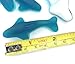 SweetGourmet Blue Raspberry Mini Sharks Gummi | Blue and White Layer Bulk Candy | 1 Pound