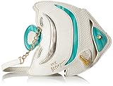 Betsey Johnson Kitsch Fish Crossbody, White
