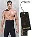 SAILORSTAR Men's High Waist Slimming Body Shaper Tummy Control Shapewear Waist Abdomen Trimming Boxer Brief (Large/ 36.22-42.13inch Waist, Black)