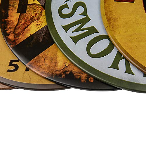 dojune-Vintage Railroad Crossing Wholesale Novelty Metal Circular Sign - Thumbnail 3