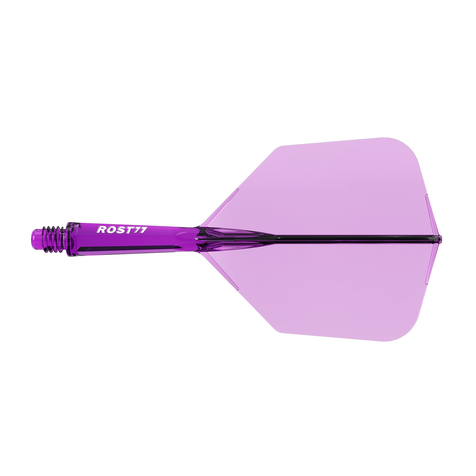 CUESOUL ROST 77 Integrated Dart Shaft and Flight,Big Wing Shape,Set of 3(clear color series)