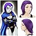 Futuretrend®short Purple 35cm Raven From Teen Titans Women Hair Fashion Cosplay Party Wigs