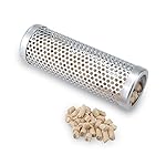 KampFit Pellet Smoker Tube 6" - Stainless Steel Perforated Wood Pellet Tube Smoker - Perfect for any Electrical, Gas, Charcoal Grills