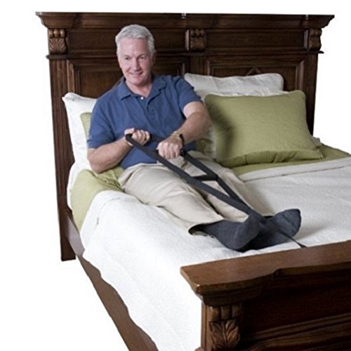 SitUp In Bed Support Assist Handle with Adjustable Nylon Strap & 3