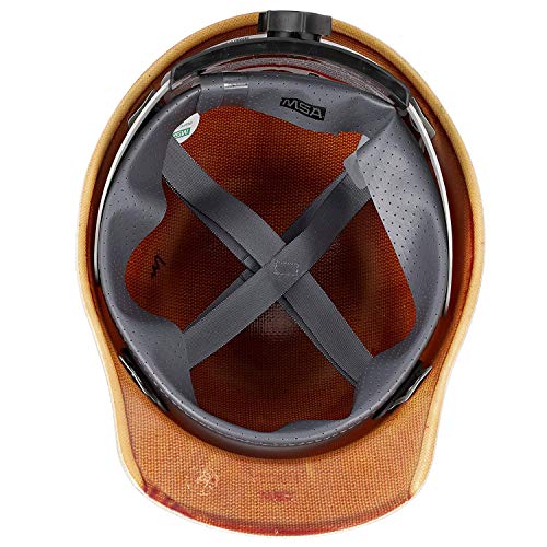 MSA 816651 Skullgard Cap Style Safety Hard Hat With Swing Ratchet Suspension Nonslotted Cap