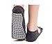 Toeless Yoga Pilates Socks Non Slip Skid 4 Pairs for Yoga Pilates Barre Dance for Women