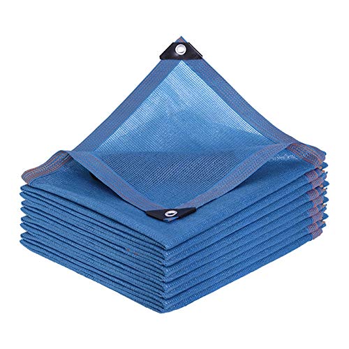 SYY Sonnensegel Schattennetz, Blau Mesh-Shading Net, 90% Anti-UV-, Eingedickt Und Encrypted Große Sonnensegel, (Size… – Bild 3