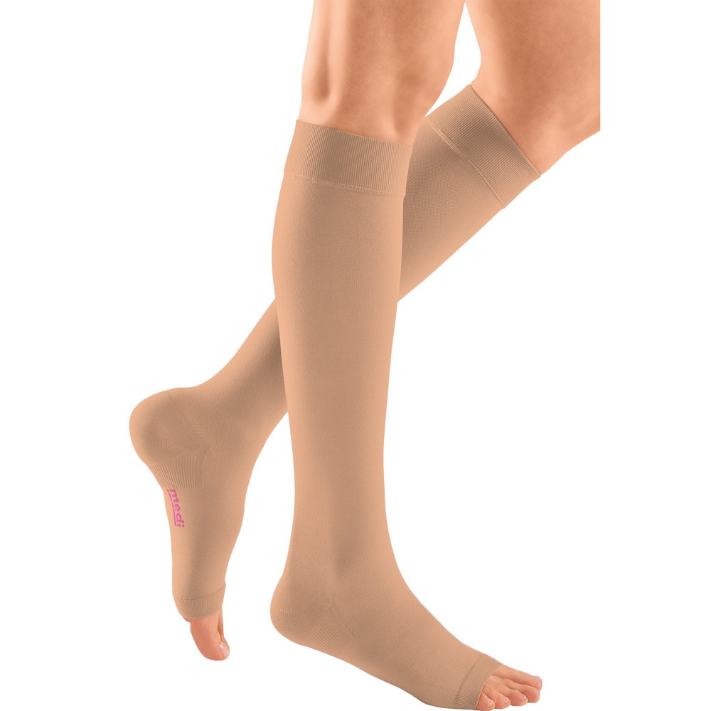 Medias de compresión normal de mediven plus sin punta de pie CCL2 AD