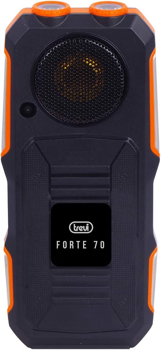 Trevi Forte 70 Work Phone, Shockproof, Long Battery Life, Robust Smartphone with 2.4 Inch LCD Display, Easy to Use, Double Torch, Powerful Speaker, Wireless, Camera