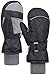 ANDORRA Boy's Premium Quilted Waterproof Ski Mittens,S,Black