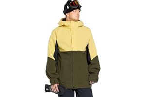 Volcom mens Brighton Hooded Snowboard Ski Winter Jacket