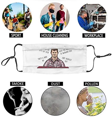 Breathable face mask with ear loops for biking, $14.99 as of August 9, 2023.