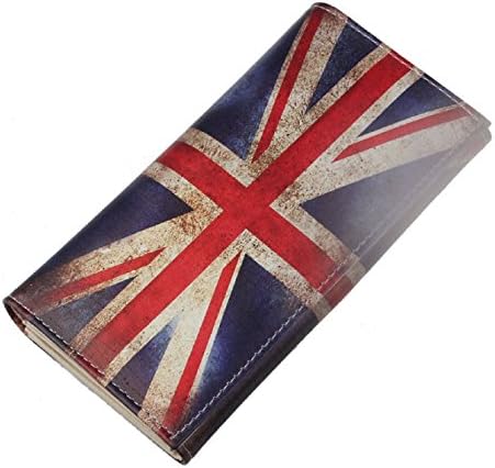 Sannysis Long Purse British Flag Pattern Women Card Holder