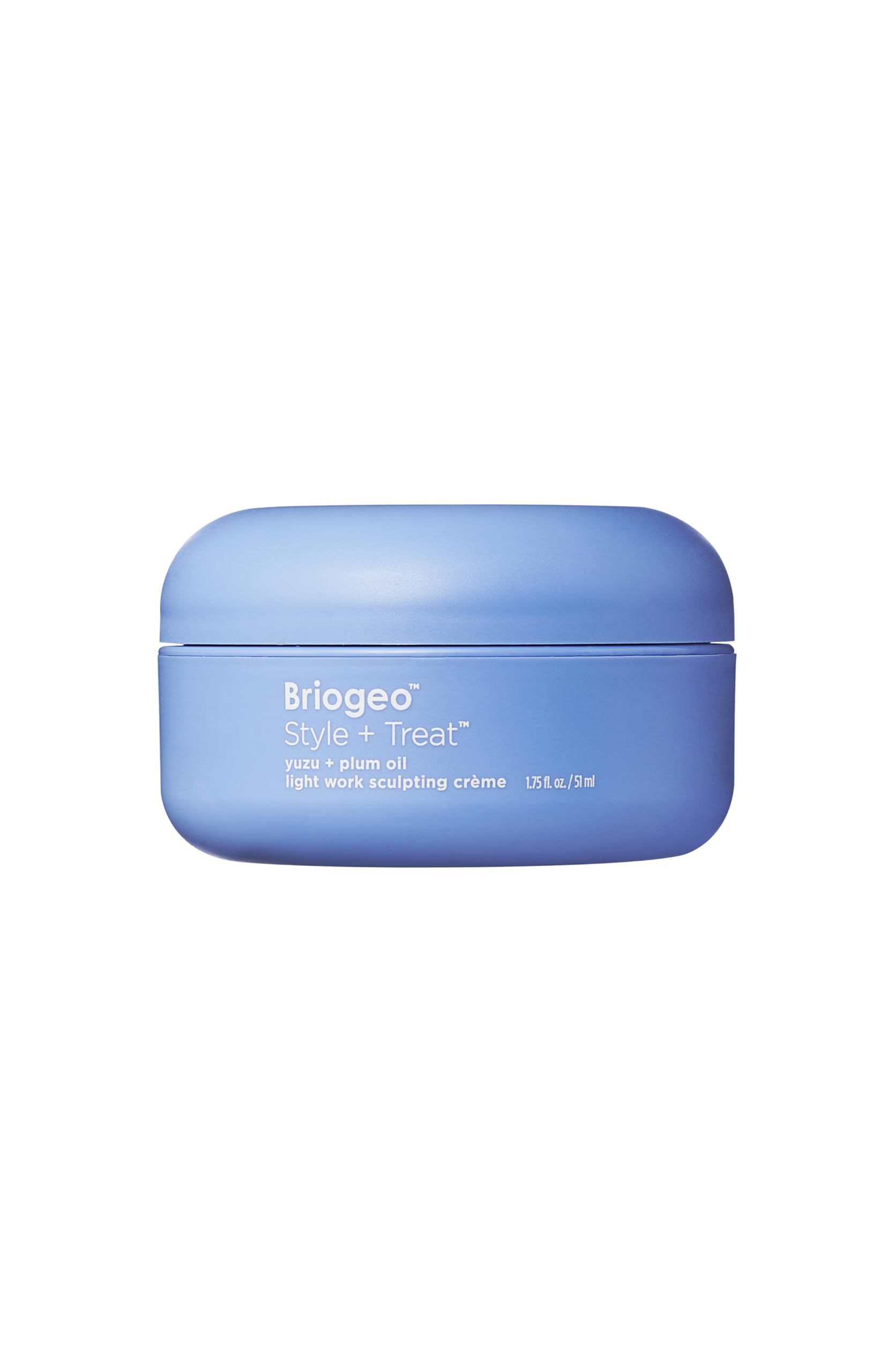 Briogeo Style + Treat™ Yuzu + Plum Oil Moldable Hair Pomade, Wax Hair Pomade, Non-Greasy, Vegan, 51ml