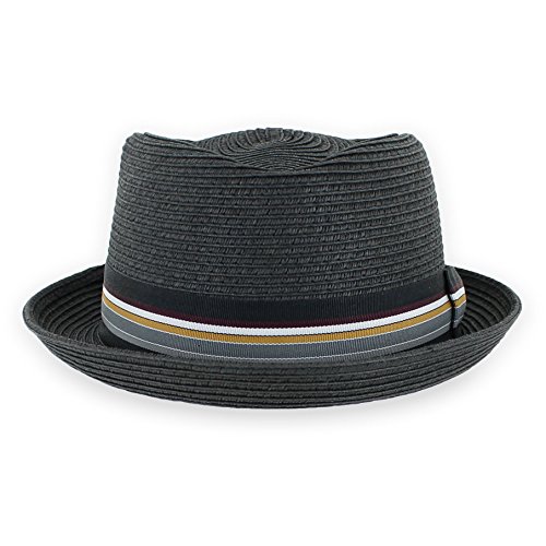 Belfry Men Women Pork Pie Trilby Summer Straw Fedora Hat