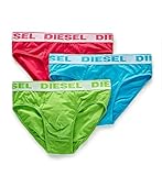 Diesel  Men's Andre Brief GAFN 3-Pack Green/Pink/Turquoise Underwear