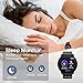 Smart Watch, UMIDIGI Uwatch Bluetooth Smartwatch for Women Men Compatible Android iOS, Fitness Tracker with Heart Rate Monitor & 7-30 Days Battery Life (2 Bands)