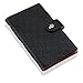 BTSKY Book Style Business Card Holder Name Card Book ID Card Credit Cards Organizer--For 300 Business Cards (Black)