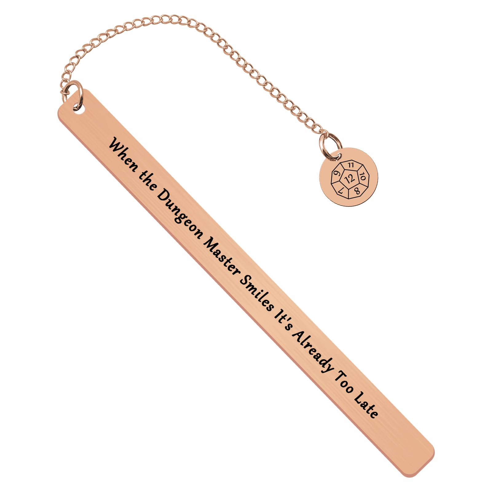 Dungeon Master Gifts DND Bookmark When The Dungeon Master Smiles It's Already Too Late Bookmark DND Gift DM Accessories RPG Gift DND Gamer Gift for Men Women