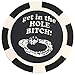 Giggle Golf Get in The Hole Bitch Golf Waffle Towel, Poker Chip & Slim Can Cooler