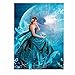 Fabal Fashion 5D Diamond Embroidery DIY Diamond Painting Red Cross Stitch Rhinestone Decoration (A)