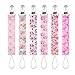 Baby Pacifier Clips by Upsimples - 6 Pack - Baby Pacifier Holder, Soothies Teething Ring Holder for Baby Girls |Universal Fit