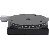 YWBL-WH Linear Stage, 60x60mm Micrometer Precision | Manual Slide Table, Aluminum Base, 29.4N Load, Optical Experiment Measurement Machinery