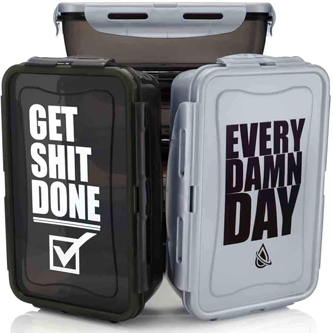 Hydra Prep - Lote de 3 recipientes con tapa para almacenar ...