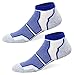 Well Knitting Men's 6 Pairs Cushioned Coolmax Sports Running Ankle Socks