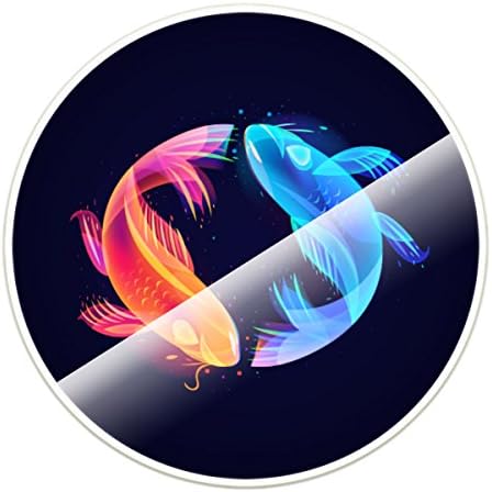 Pop Out Phone Grip and Stand, Expanding Stand Socket Mobile Holder for Smartphones,Iphone and Tablets(Fishes)