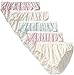 Just My Size Women's 5-Pack Cotton Lace Effects Hi-Cut Panty, Assorted, 14
