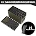 MY CASE BUILDER 24 Pistol Magazine Foam Insert | Ammunition Mag Storage for .50 Caliber Ammo Cans - 3 Piece Set Pre-Cut Military Grade Polyethylene Foam (Ammo Can Not Included)