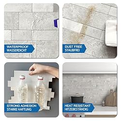 MOFIT Backsplash Tile for Kitchen Peel and Stick