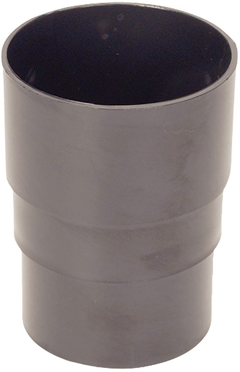 (R38 50mm Downpipe Joiner) Hunter Miniline guttering for Sheds, Conservatory, Porch, Garage, Outbuilding 76mm Guttering and 50mm Downpipe Systems. Full Range of Items in Black