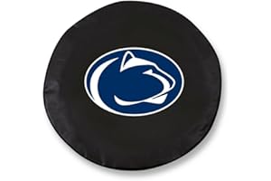 HBS Holland Bar Stool TCE10PennStBK-30 x 10 Penn State Tire Cover-Black