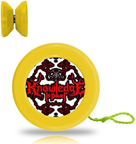 Unicorn Eye Knowledge is Power,Suitable For all Children to Play Yo-Yo Ball Yellow