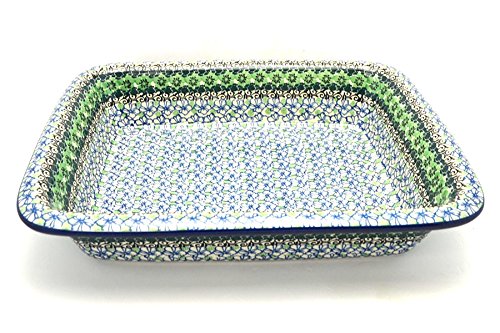 Click Here to See More Images Polish Pottery Baker - Lasagna - Kiwi