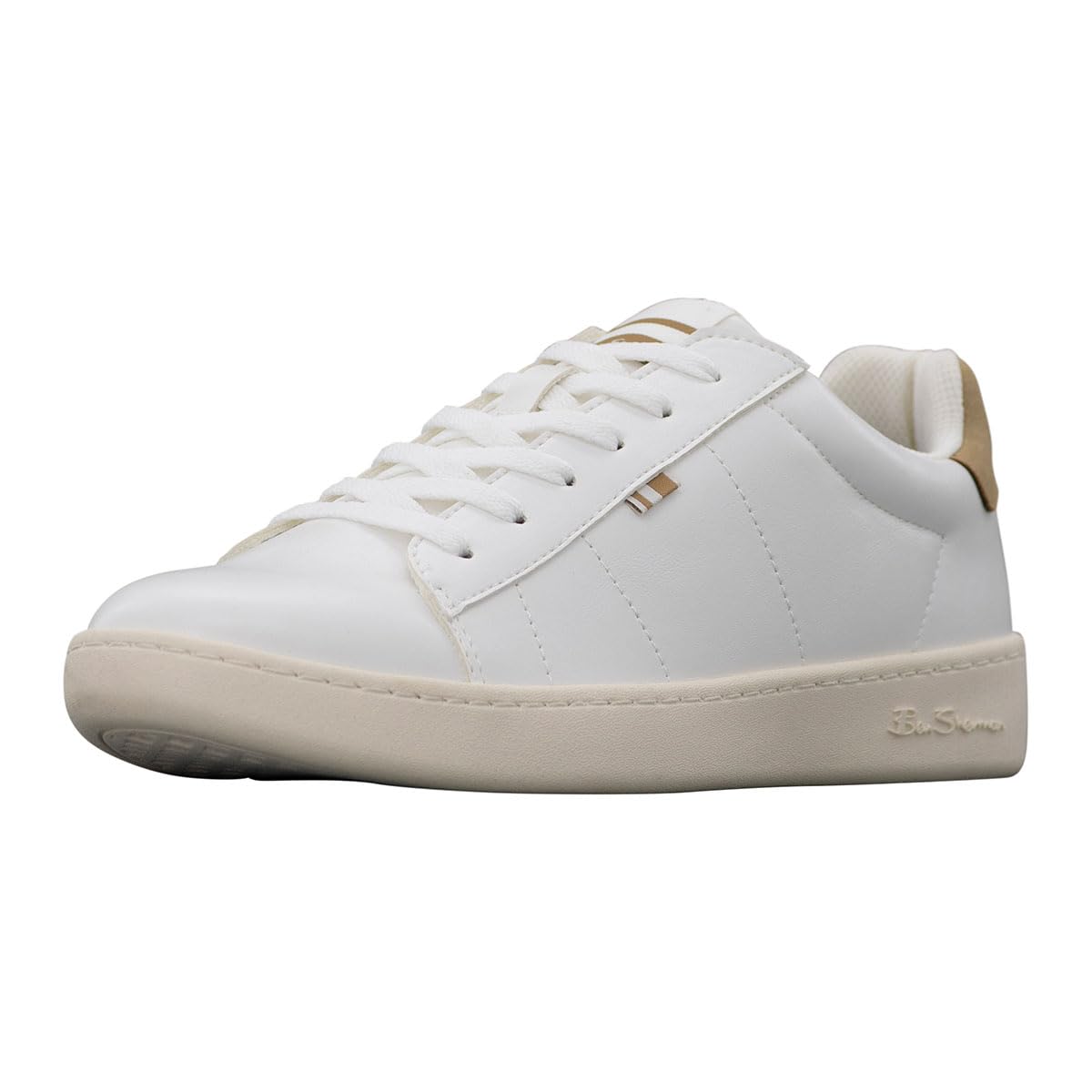 Ben Sherman Men's, Hampton Sneaker White/Tan