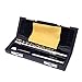 ammoon Piccolo Ottavino Half-size Flute Silver Plated C Key Cupronickel with Cork Grease Cleaning Cloth Screwdriver Padded Box